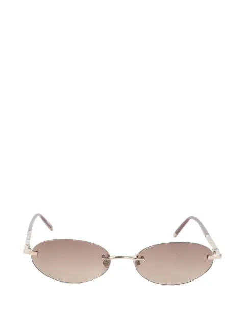Chopard Eyewear rimless oval-frame sunglasses