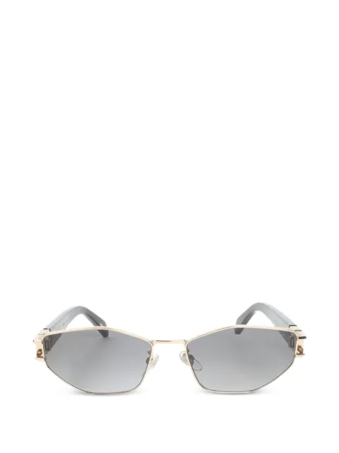 Chopard Eyewear geometric metal sunglasses