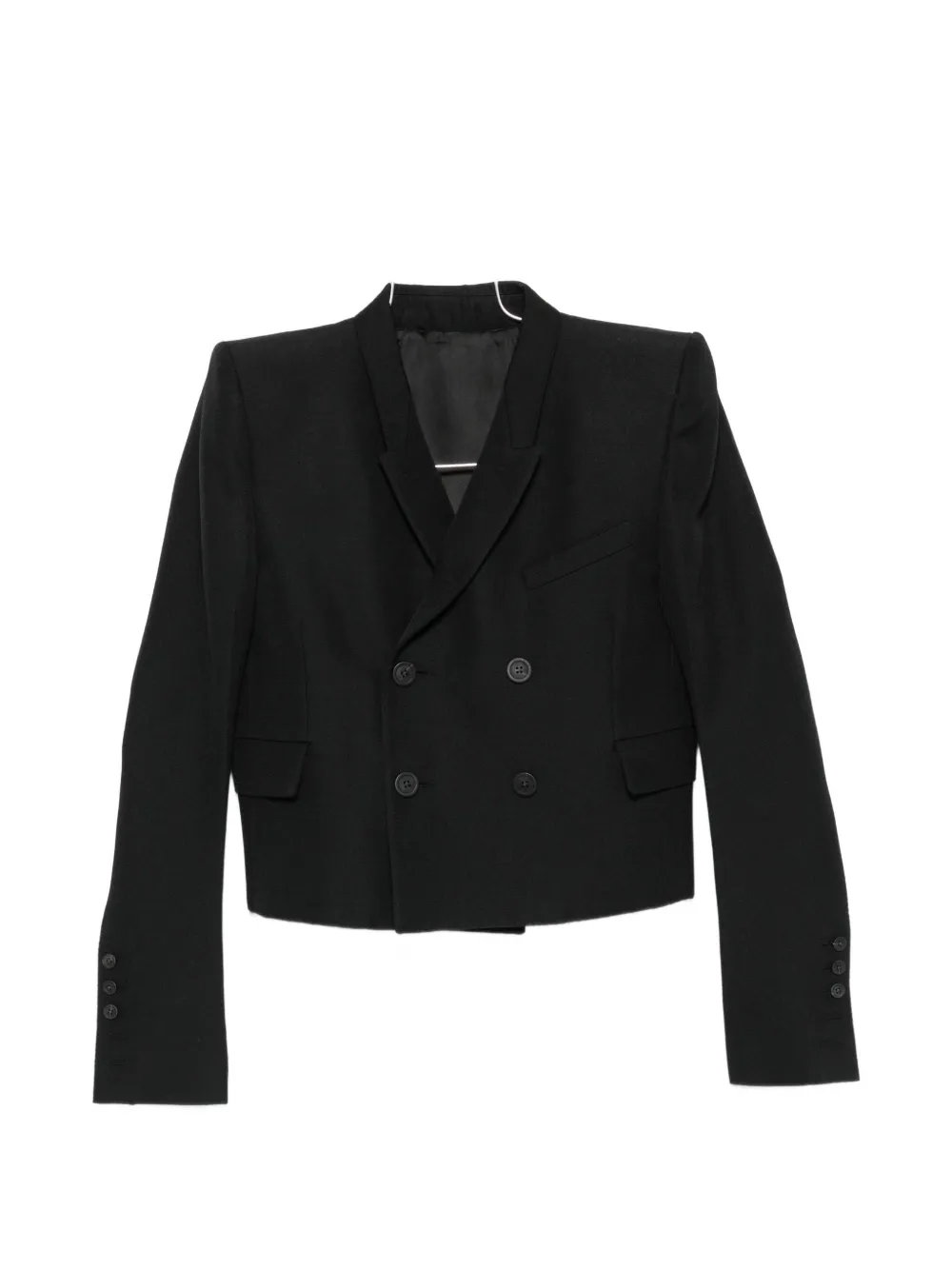 Rick Owens double-breasted blazer - Nero