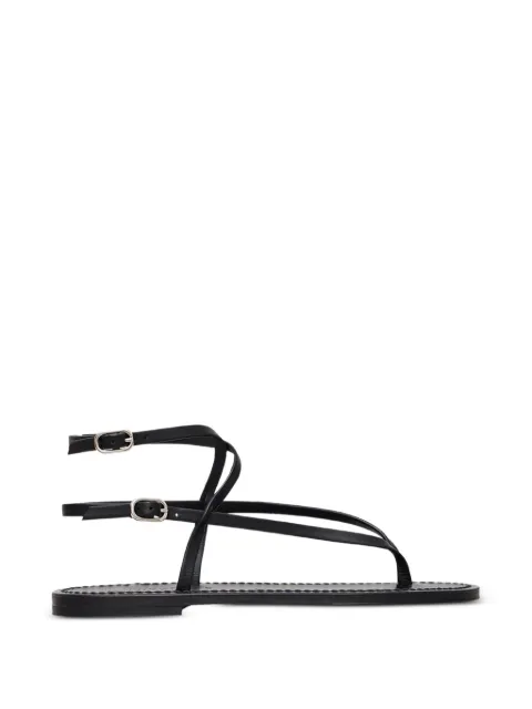 K. Jacques Abako crossover-strap buckle-fastening leather flat sandals