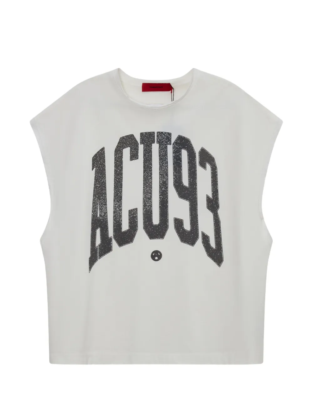 ACUPUNCTURE 1993 logo-print sleeveless t-shirt - Toni neutri