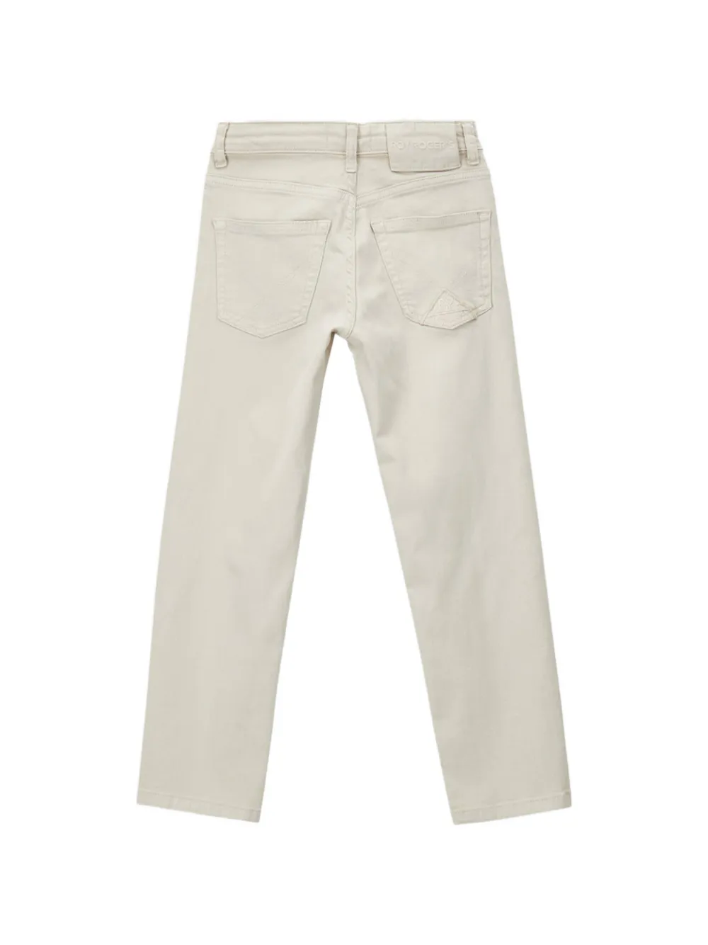 Roy Rogers Kids Jeans met logopatch Beige