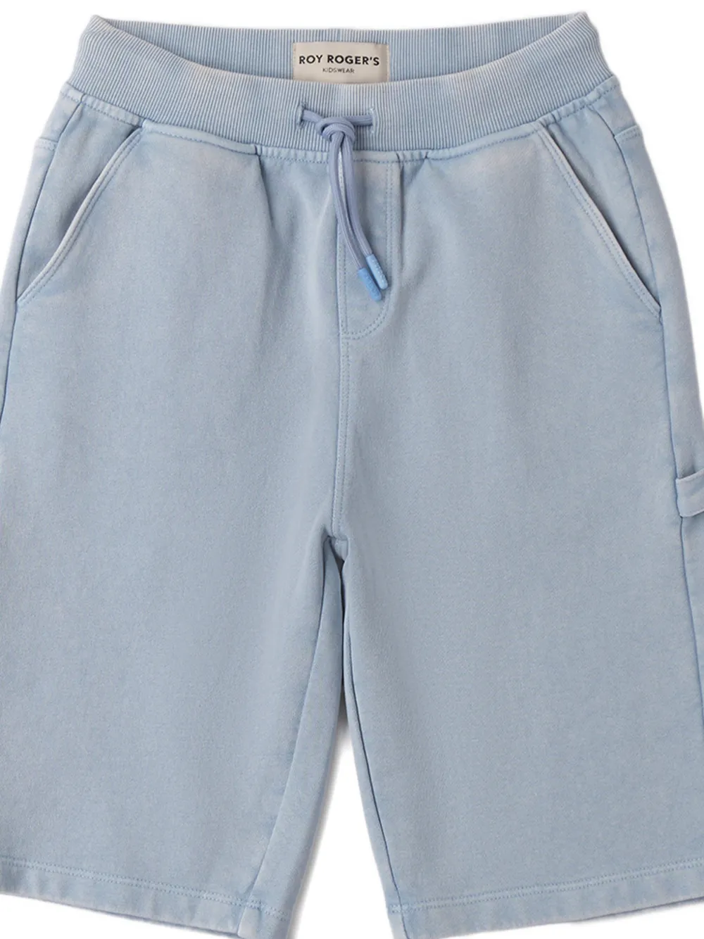  Roy Rogers Kids Drawstring Denim Shorts - Blue 