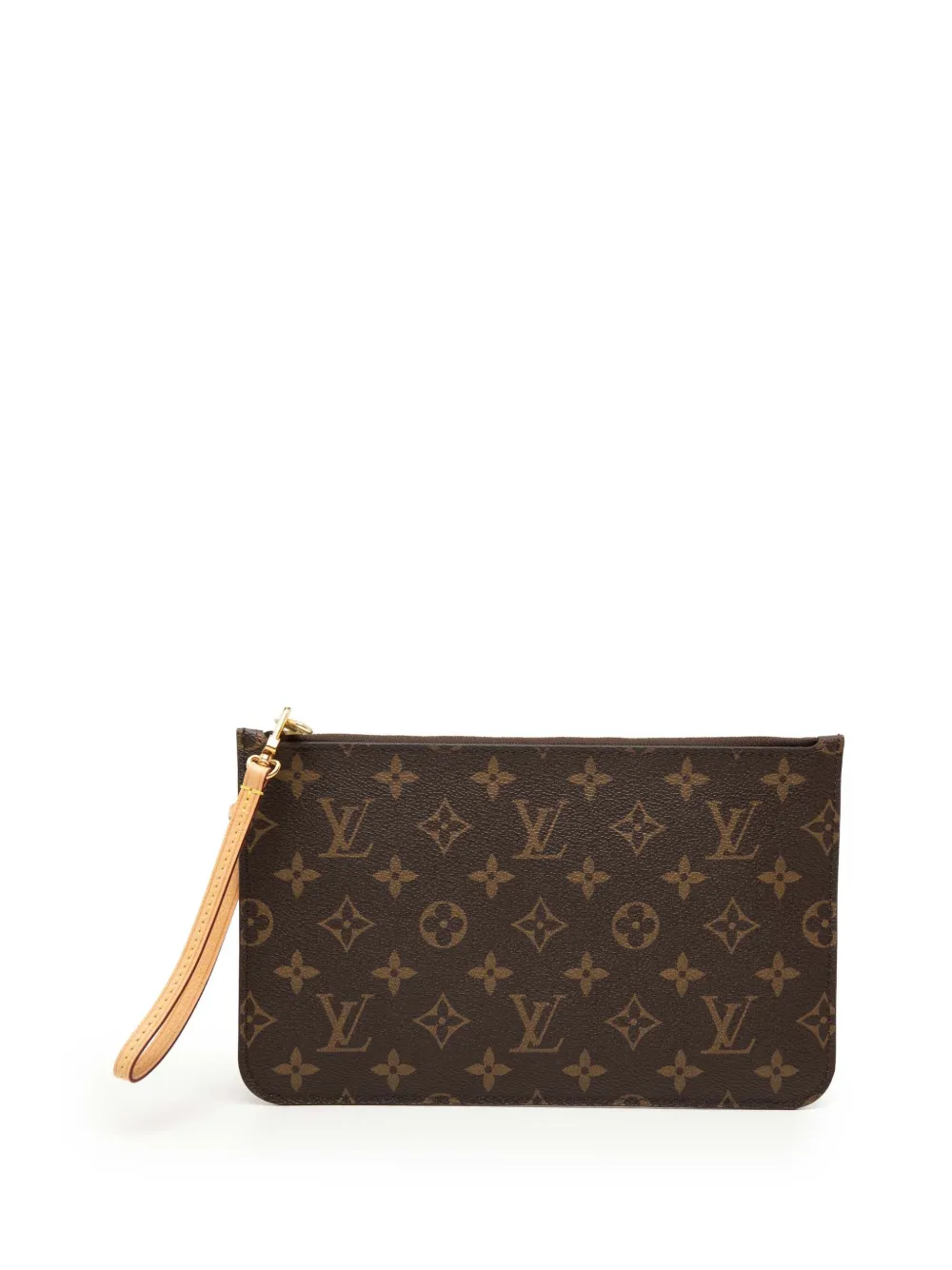 Louis Vuitton Pre-Owned 2016 Monogram Neverfull MM pouch - Braun