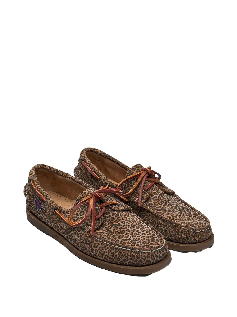 Sebago Portland animal-print boat shoes Bruin