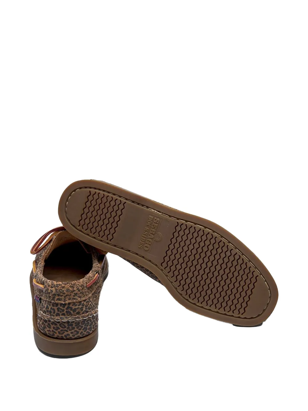 Sebago Portland animal-print boat shoes Bruin
