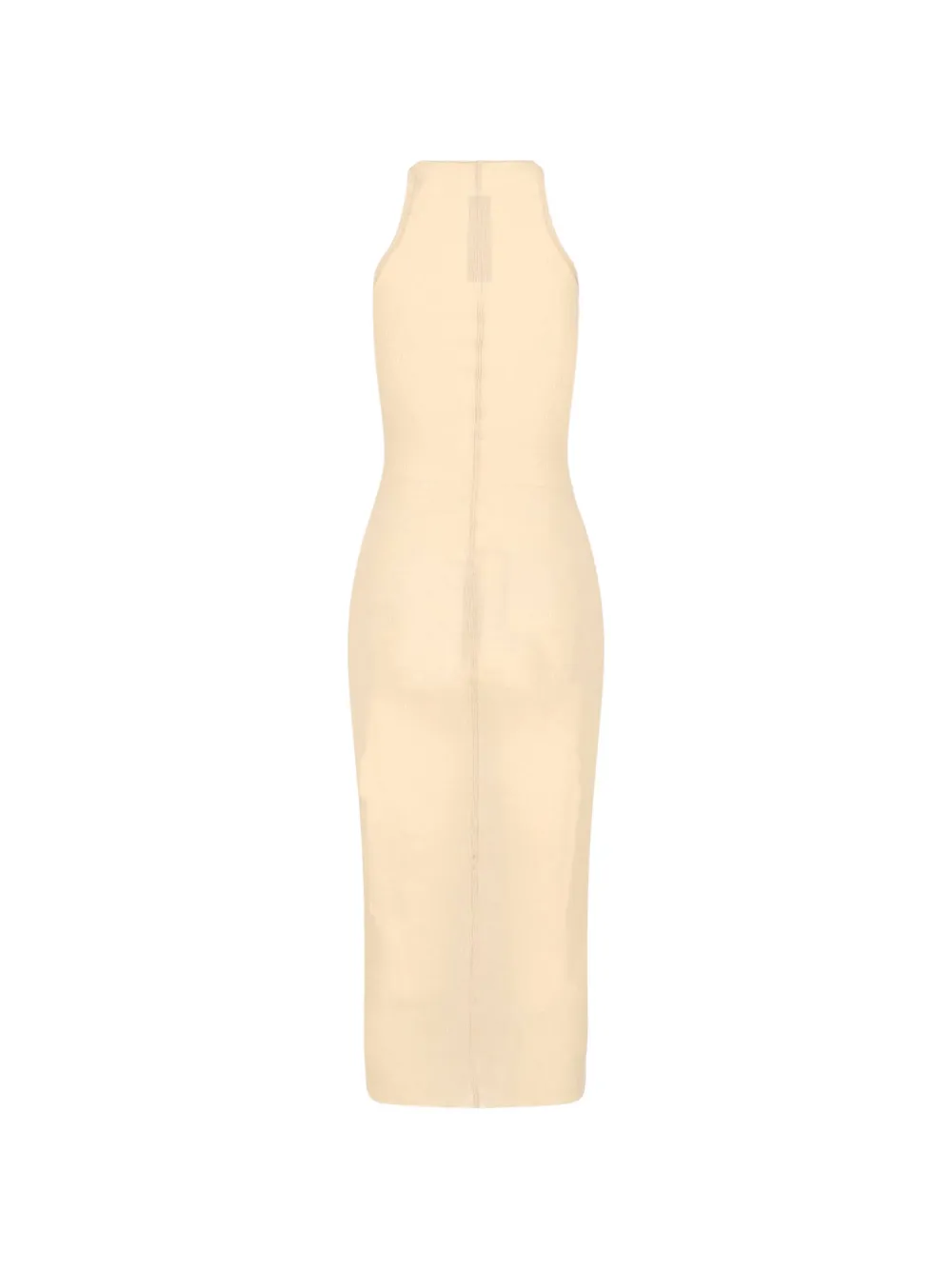 Rick Owens Ribgebreide midi-jurk Beige