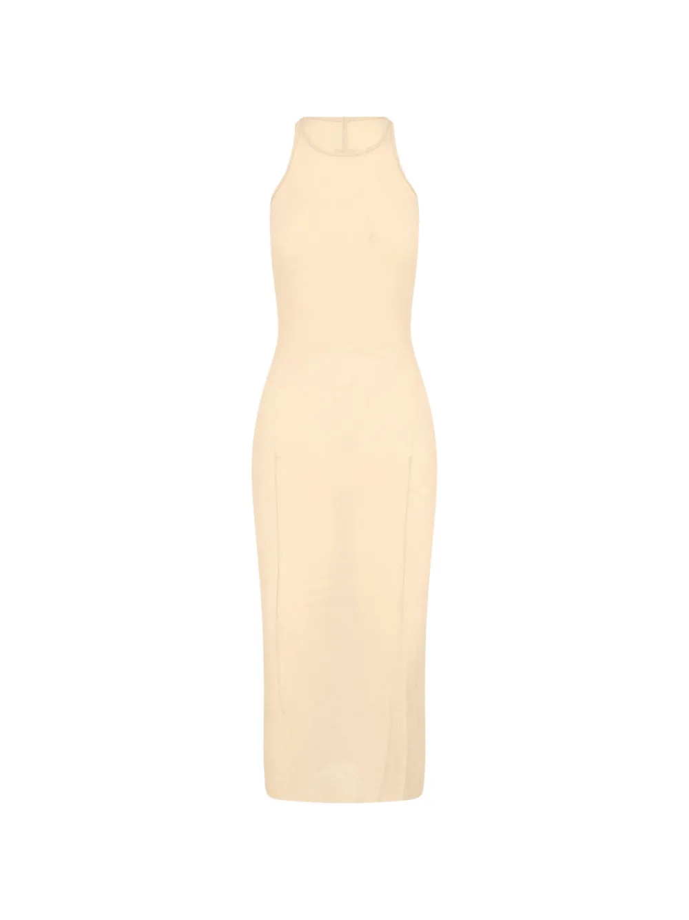 Rick Owens ribbed-knit midi dress - Toni neutri