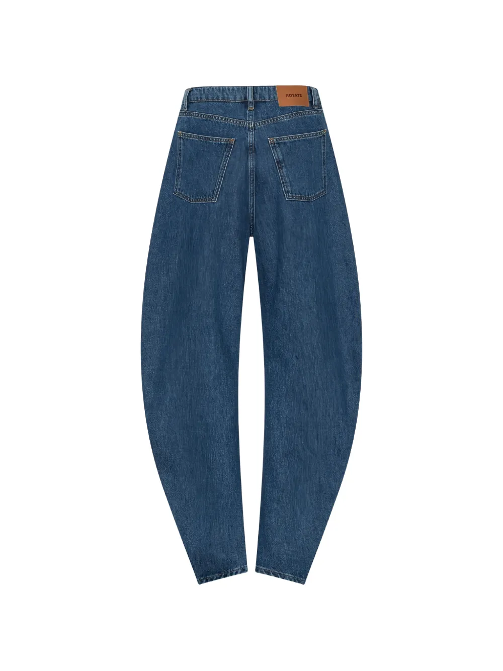 ROTATE BIRGER CHRISTENSEN Gedrapeerde jeans Blauw