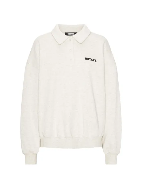 ROTATE BIRGER CHRISTENSEN polo heavy sweatshirt