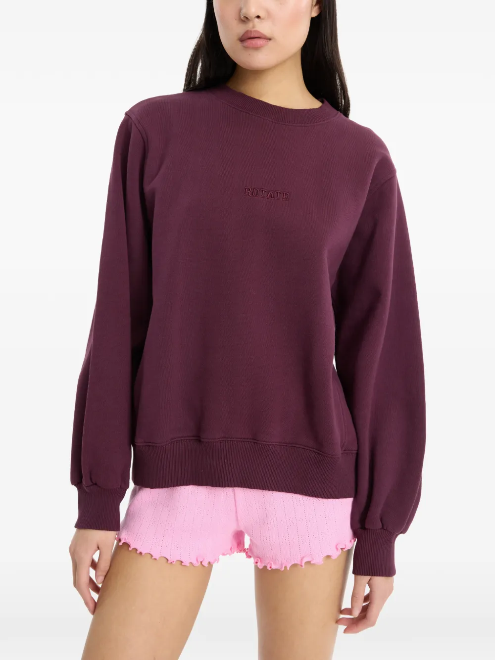 ROTATE BIRGER CHRISTENSEN Sweater met ronde hals Paars