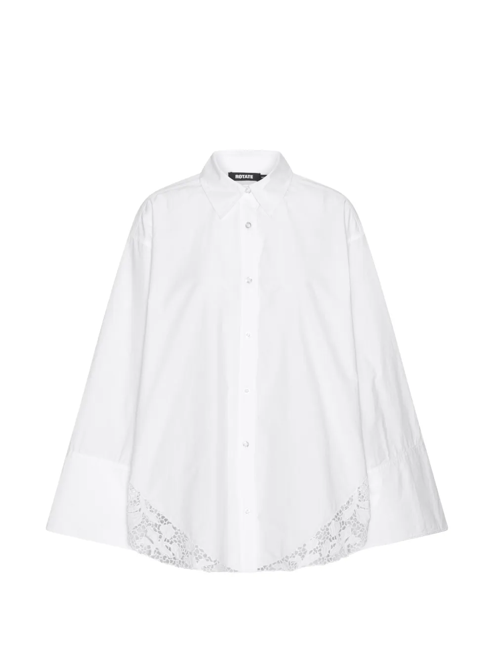 ROTATE BIRGER CHRISTENSEN Camicia oversize in pizzo - Bianco