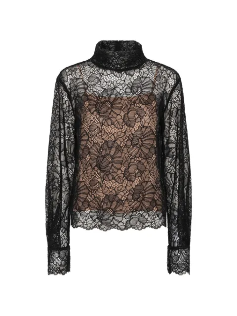ROTATE BIRGER CHRISTENSEN lace long sleeve blouse