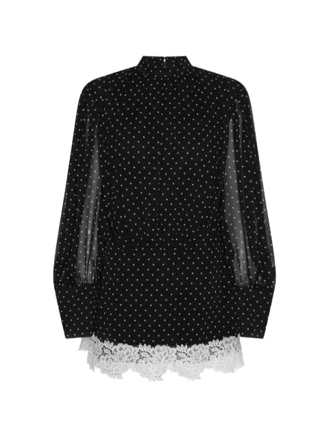 ROTATE BIRGER CHRISTENSEN ミニドレス ロングスリーブ ブラック