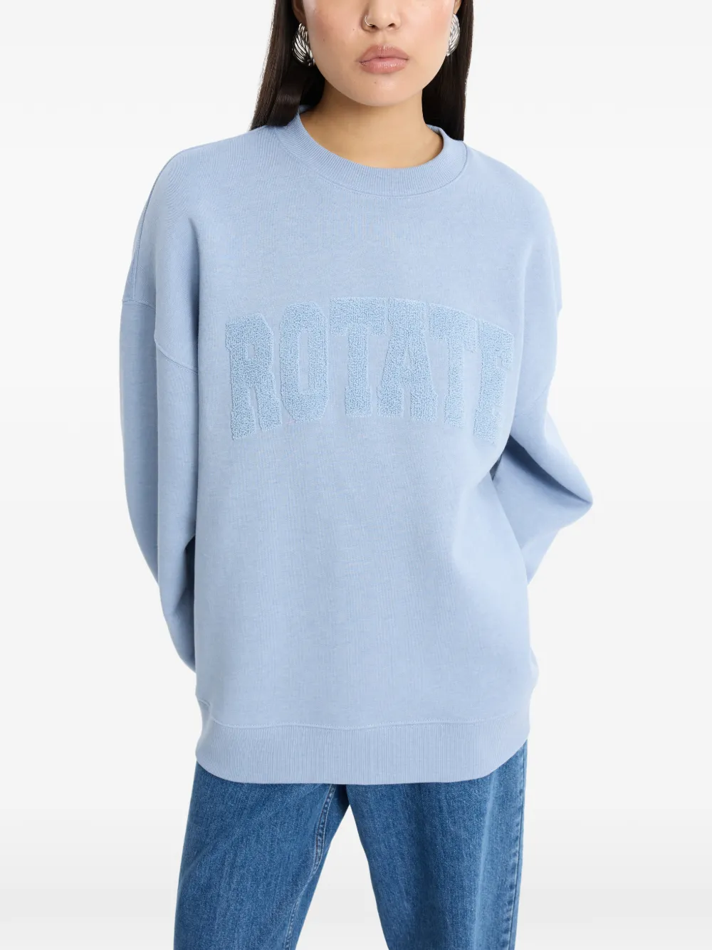 ROTATE BIRGER CHRISTENSEN Sweater met ronde hals Blauw