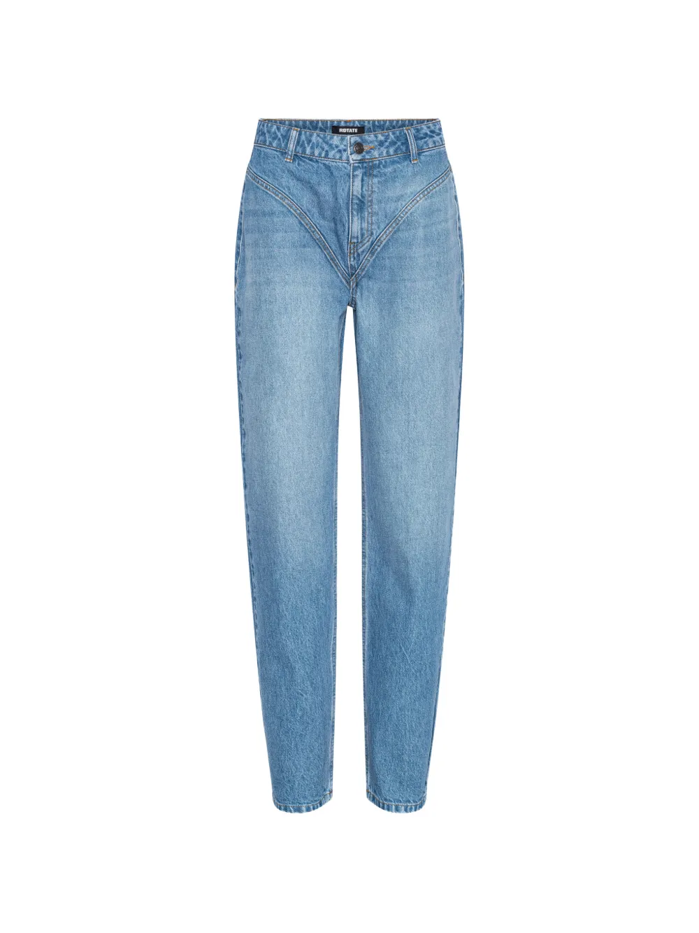 ROTATE BIRGER CHRISTENSEN Cutline-Jeans mit hohem Bund - Blau