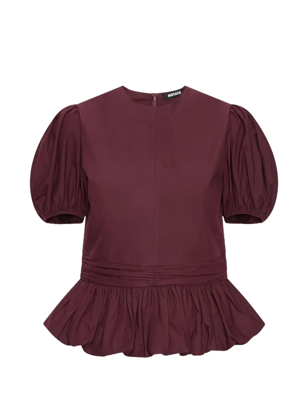 ROTATE BIRGER CHRISTENSEN Top con maniche a palloncino - Rosso