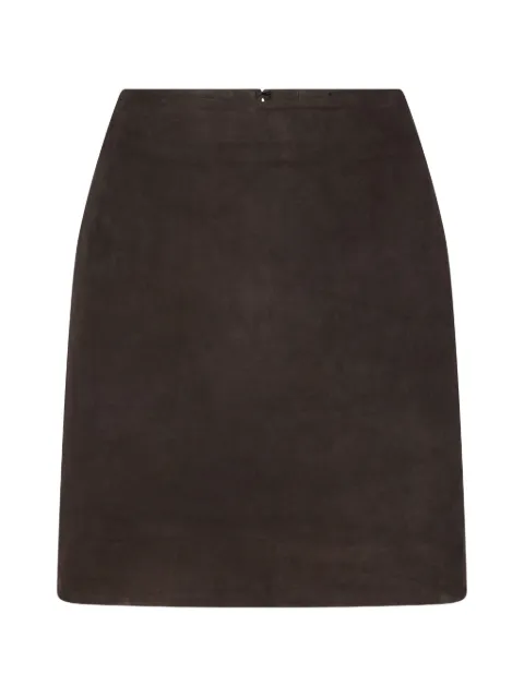 ROTATE BIRGER CHRISTENSEN falda corta de gamuza