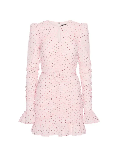 ROTATE BIRGER CHRISTENSEN ruched ruffled dress