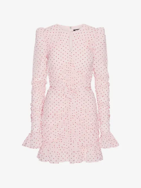 ROTATE BIRGER CHRISTENSEN ruched ruffled dress