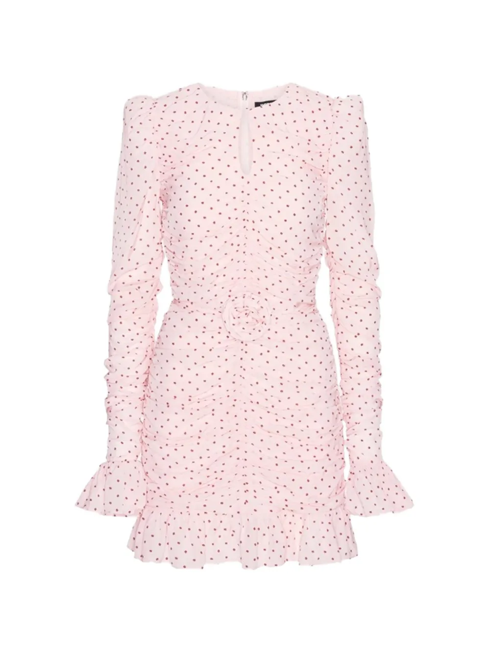 ROTATE BIRGER CHRISTENSEN Mini-jurk met ruches Roze