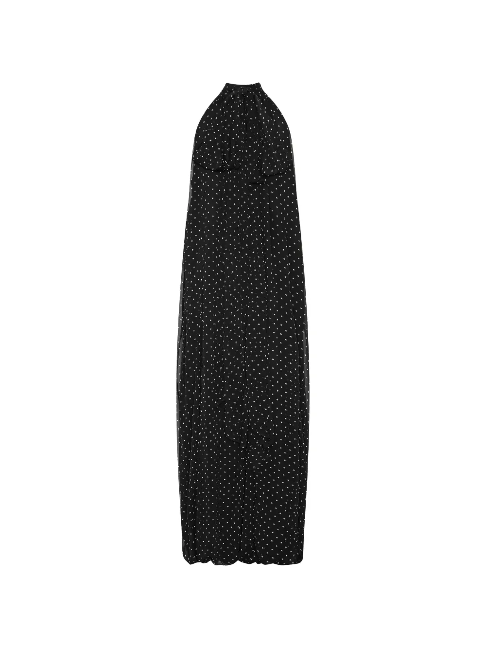 ROTATE BIRGER CHRISTENSEN Chiffon jumpsuit met ballon-design Zwart