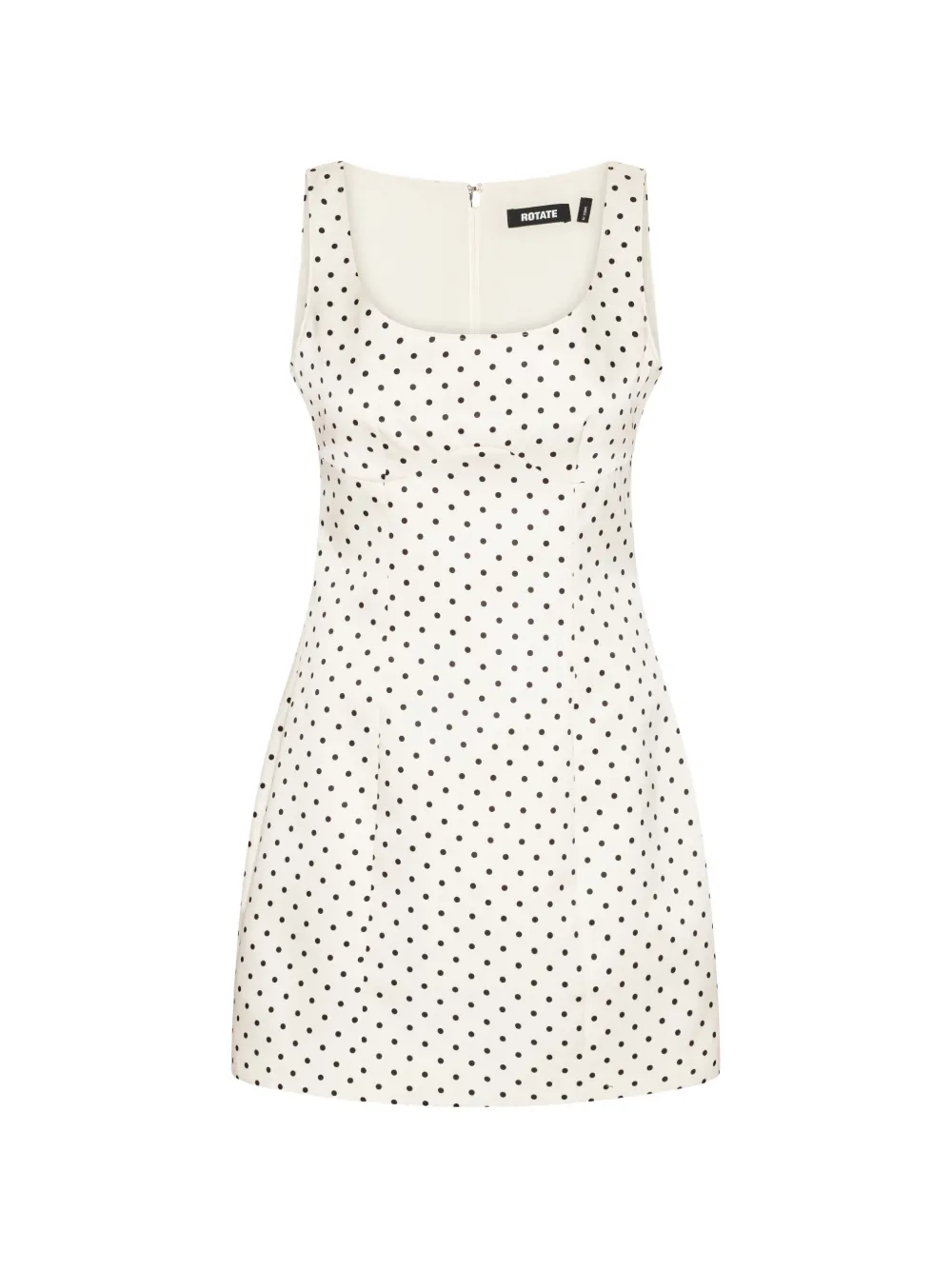 ROTATE BIRGER CHRISTENSEN Abito denim a pois - Toni neutri