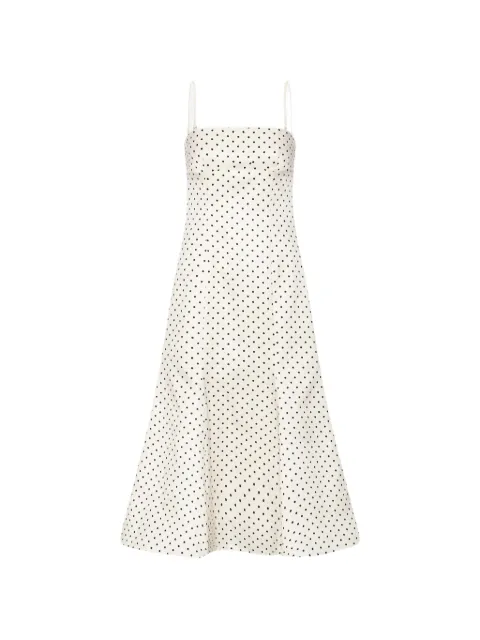 ROTATE BIRGER CHRISTENSEN Midikleid mit Polka Dots