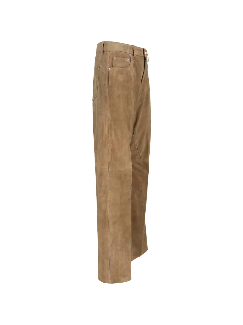  Rick Owens Geth Suede Trousers - Neutrals 