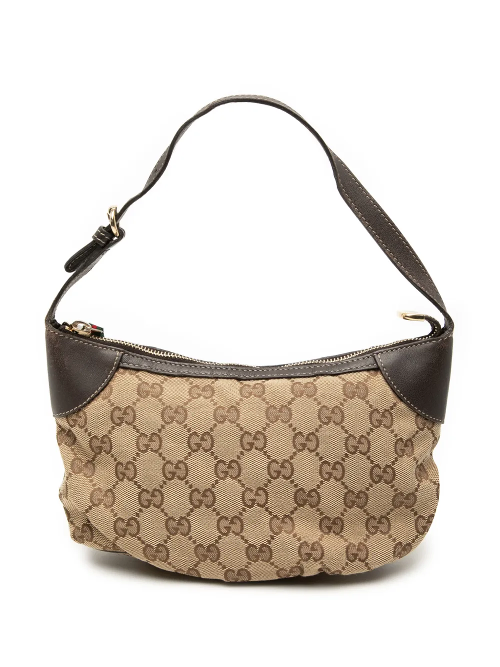 Gucci Pre-Owned 2000-2015 GG Canvas Web handbag - Marrone