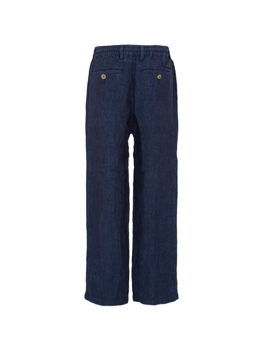  Paul & Shark Junior Buttoned Linen Trousers - Blue 
