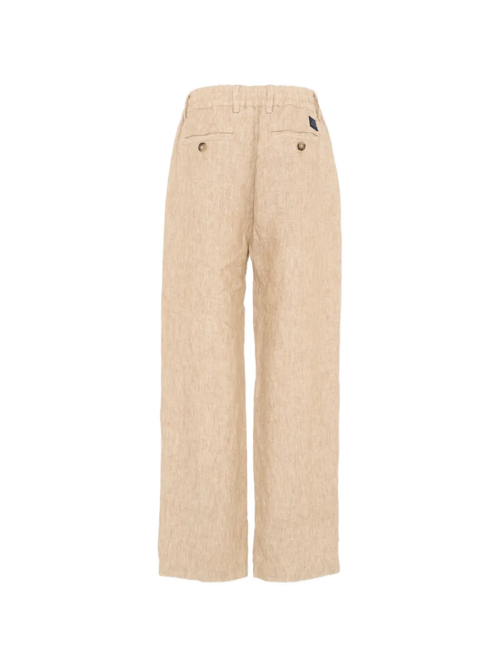  Paul & Shark Junior Buttoned Linen Trousers - Neutrals 