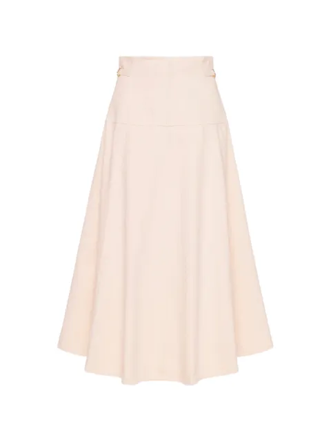 Ulla Johnson The Brigette buckle detail midi skirt