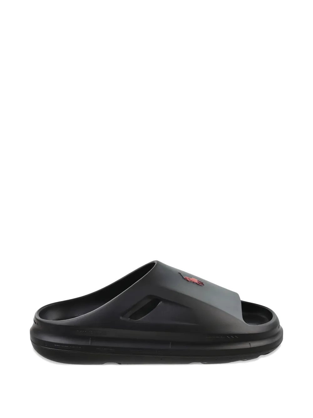 Polo Ralph Lauren logo-plaque slides - Schwarz