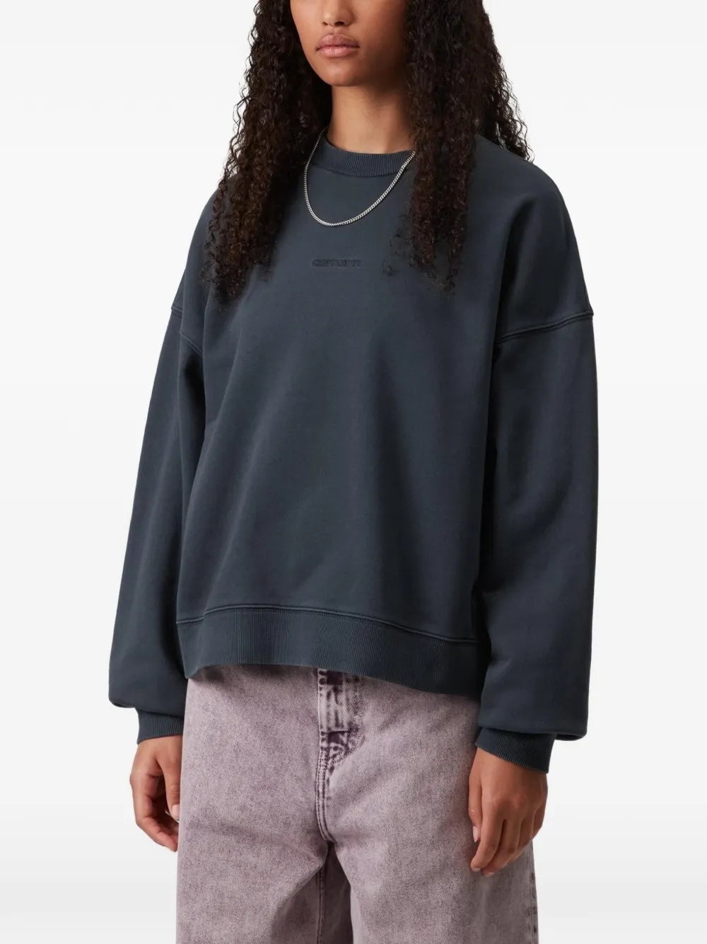 Carhartt WIP Sweater met ronde hals Blauw