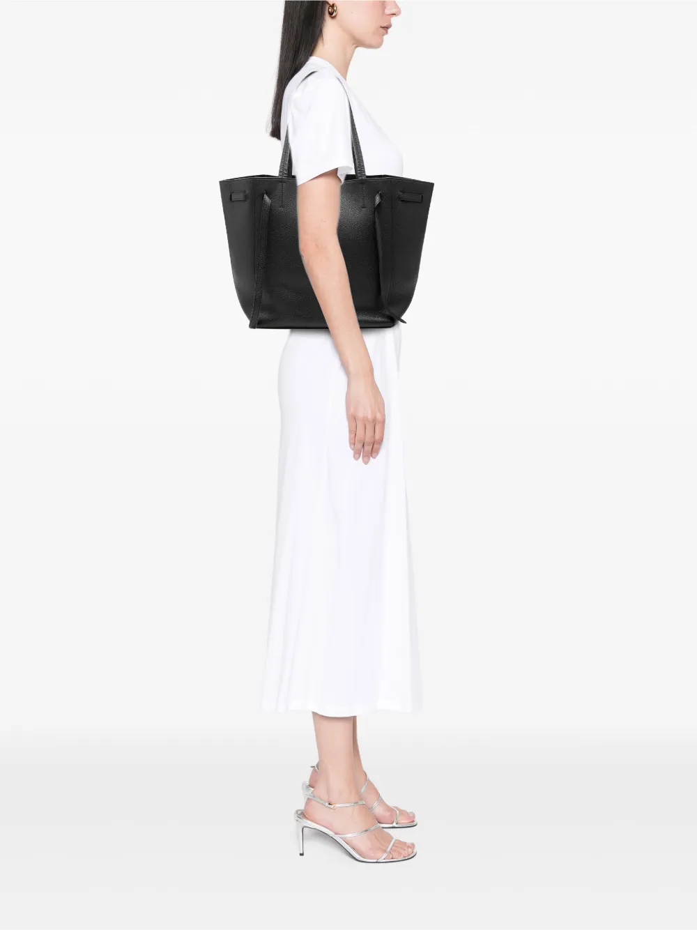 Celine Pre-Owned 2010-2022 Small Leather Phantom Cabas tote bag - Nero