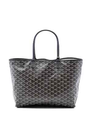 Goyard Pre-Owned 2019 Goyardine Saint Louis PM Tote Bag | Black