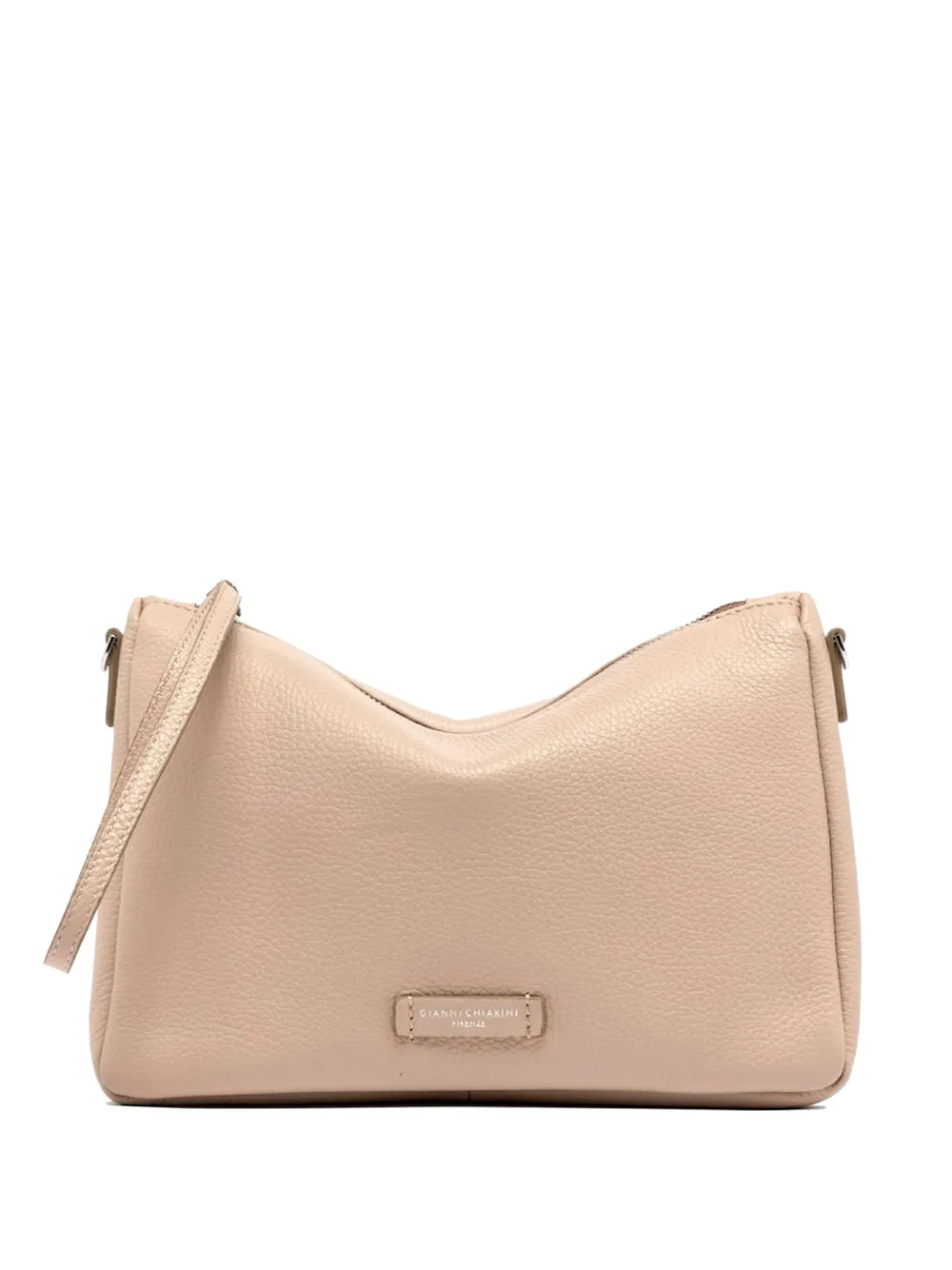 GIANNI CHIARINI hammered leather pouch bag - Toni neutri