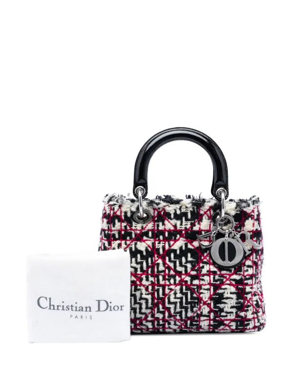 Christian Dior Pre-Owned 2011 ミディアム ツイード カナージュ 