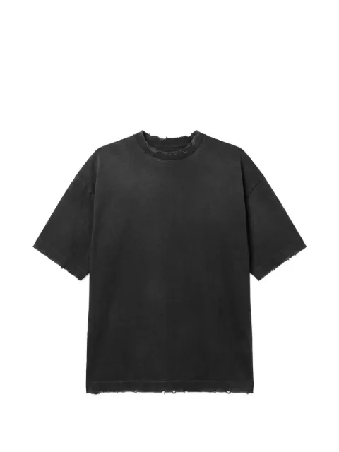 Paura Costa distressed-effect logo-print T-shirt