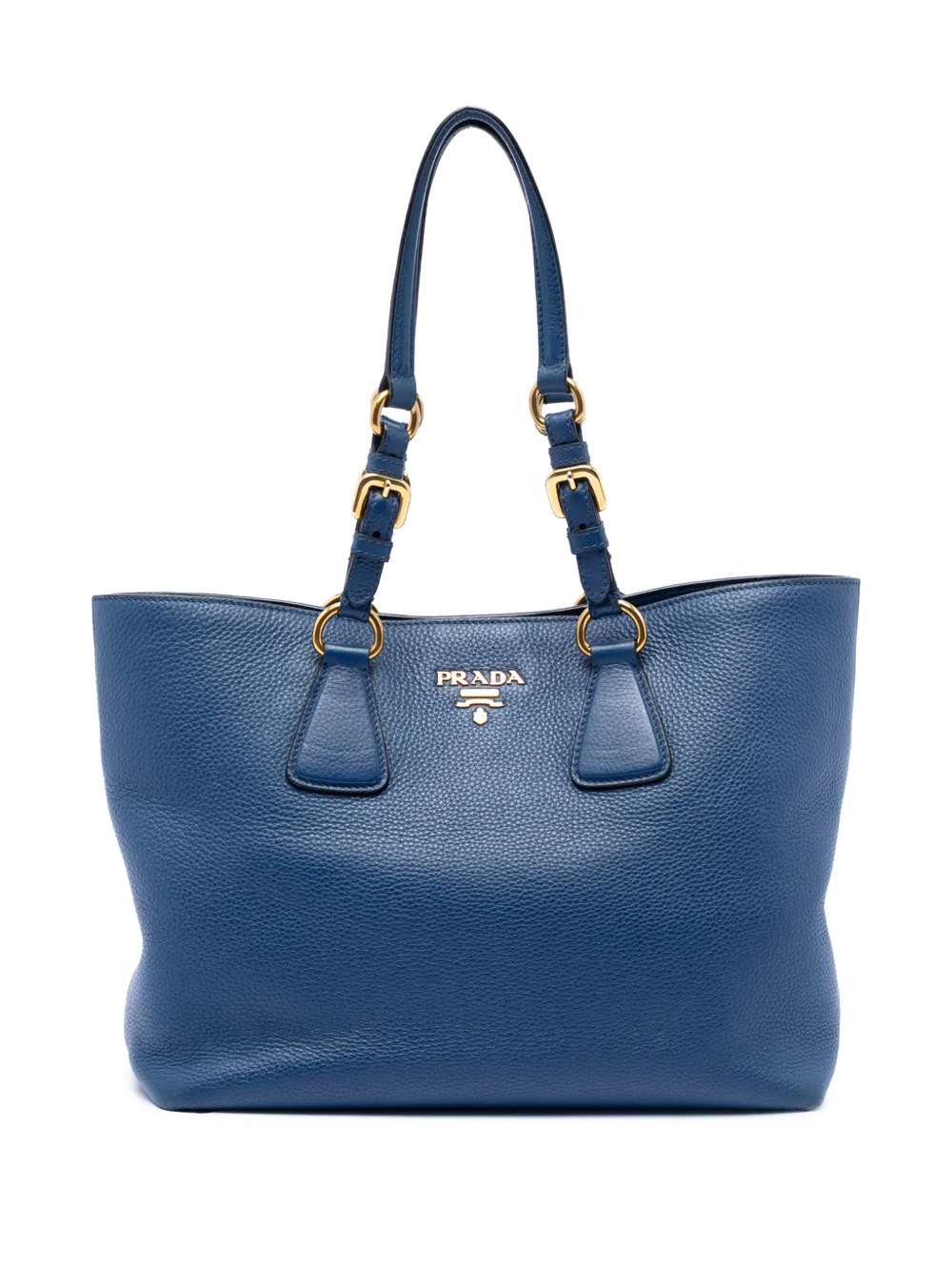 Prada Pre-Owned 2000-2025 Vitello Phenix tote bag - Blu