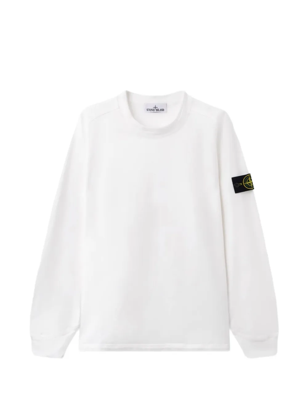 Stone Island Compass-patch sweatshirt - Weiß