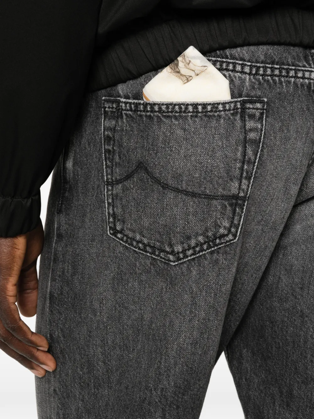 Jacob Cohën Straight broek met vijf zakken Grijs