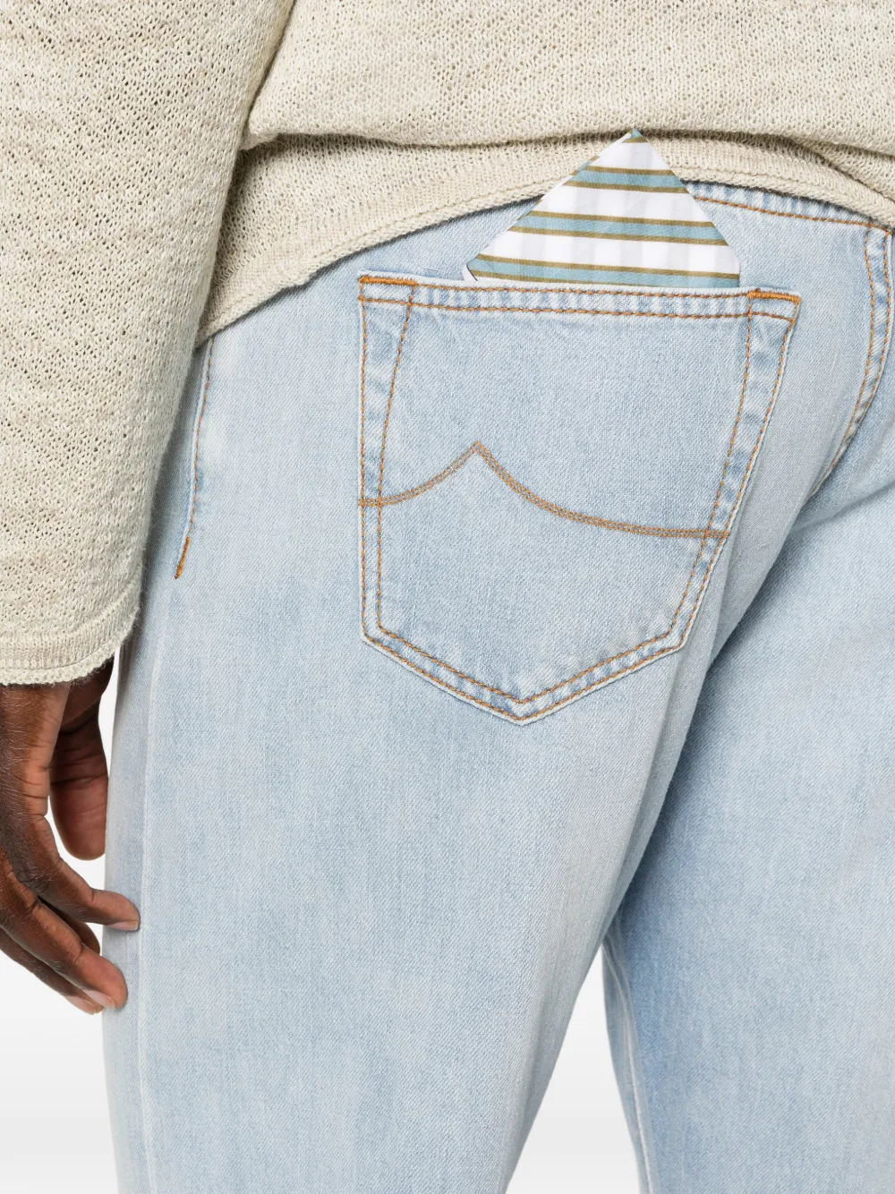Jacob Cohën Straight jeans met zak Blauw