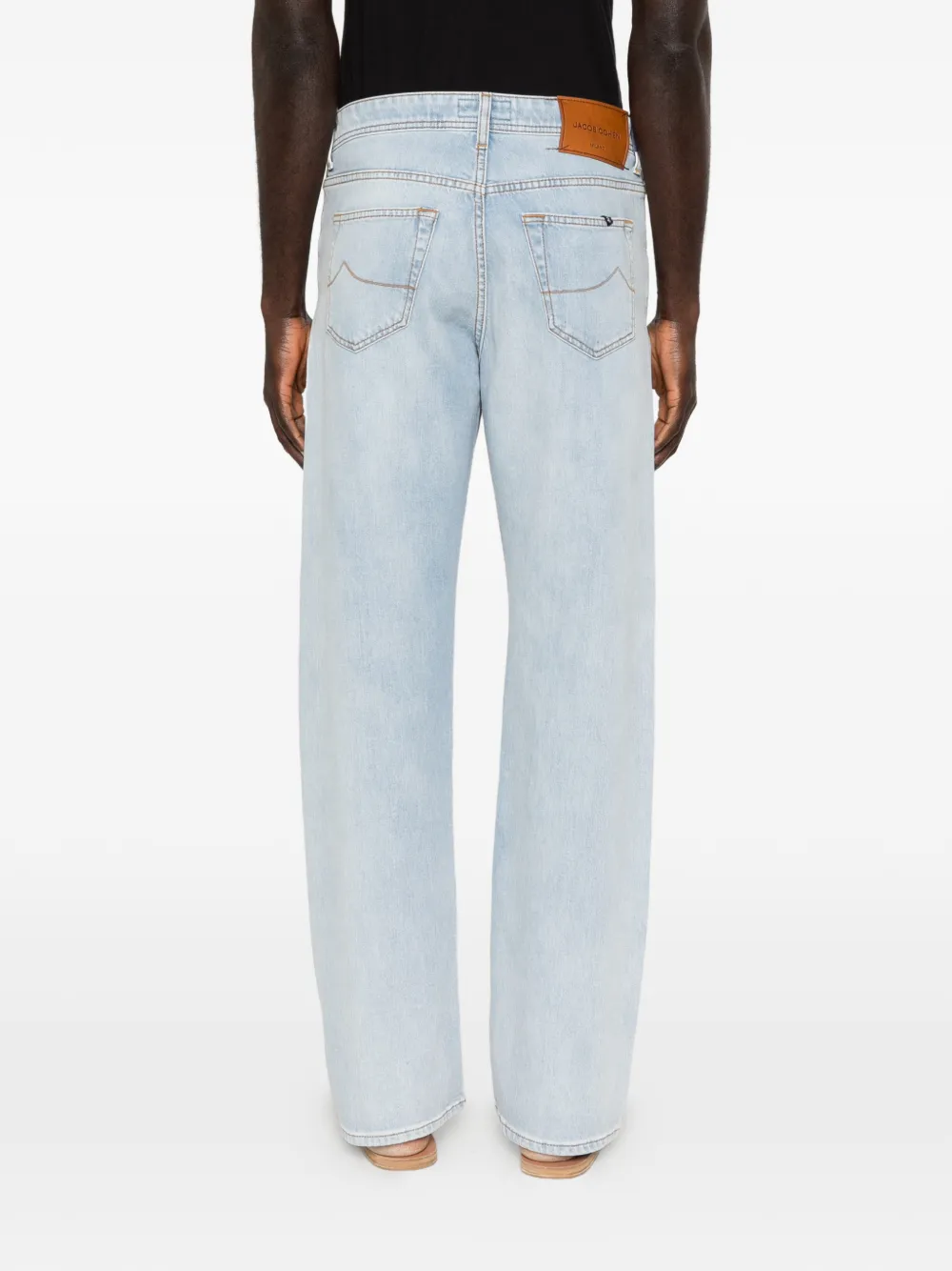 Jacob Cohën Straight jeans met zak Blauw