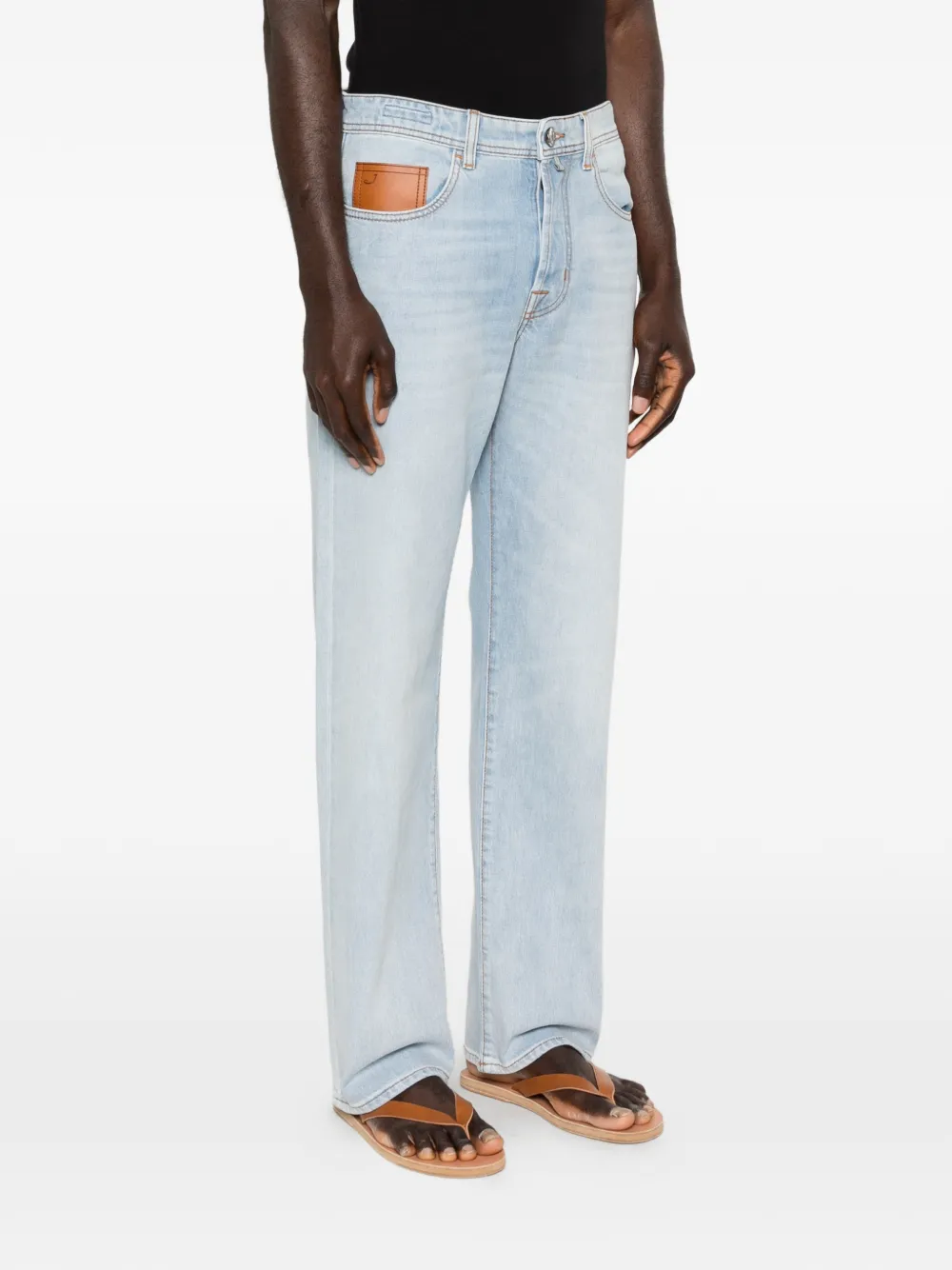 Jacob Cohën Straight jeans met zak Blauw