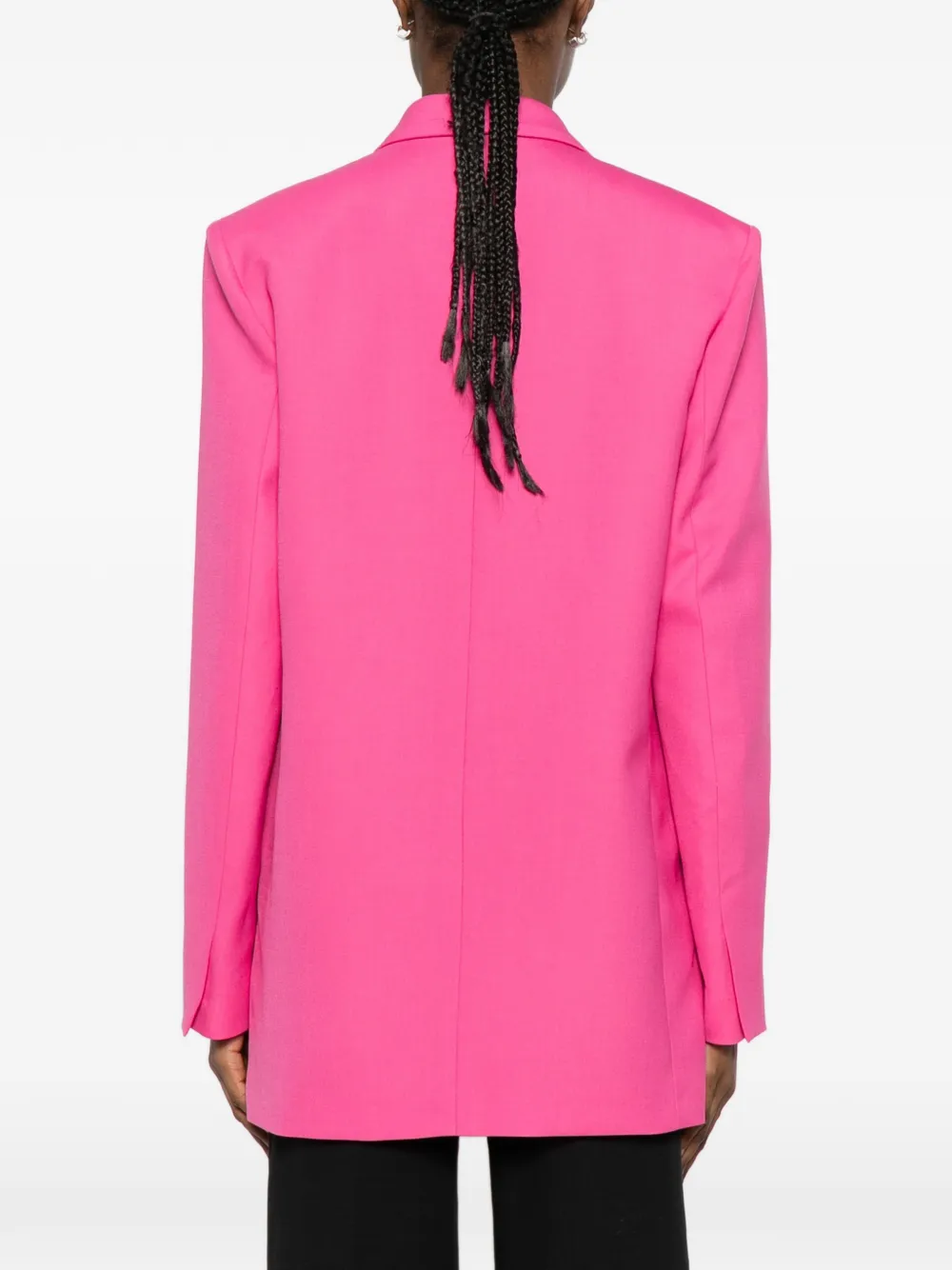 Alberta Ferretti Jack met dubbele rij knopen Roze