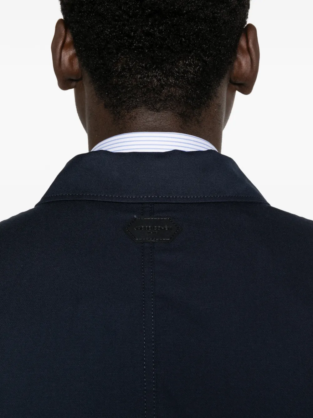 Jacob Cohën Buttoned Pocket Jacket in Blue, view 5