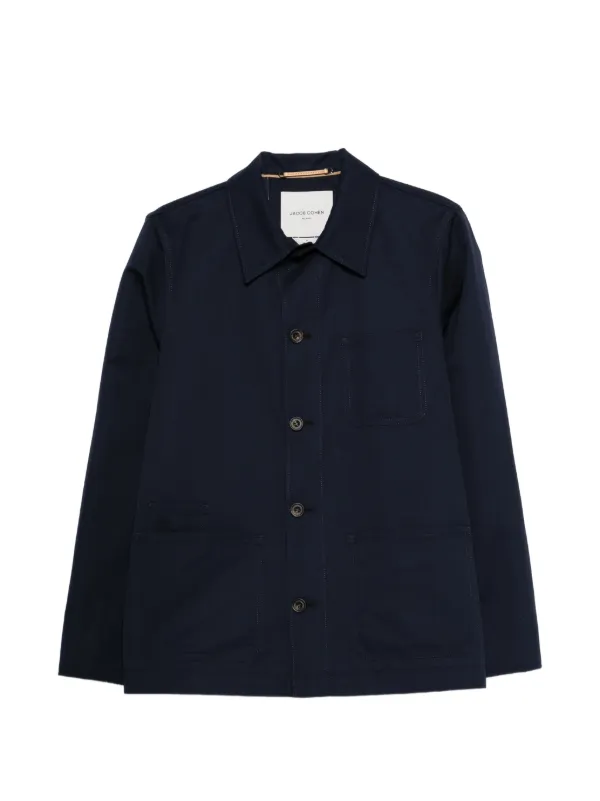 Jacob Cohën Buttoned Pocket Jacket in Blue