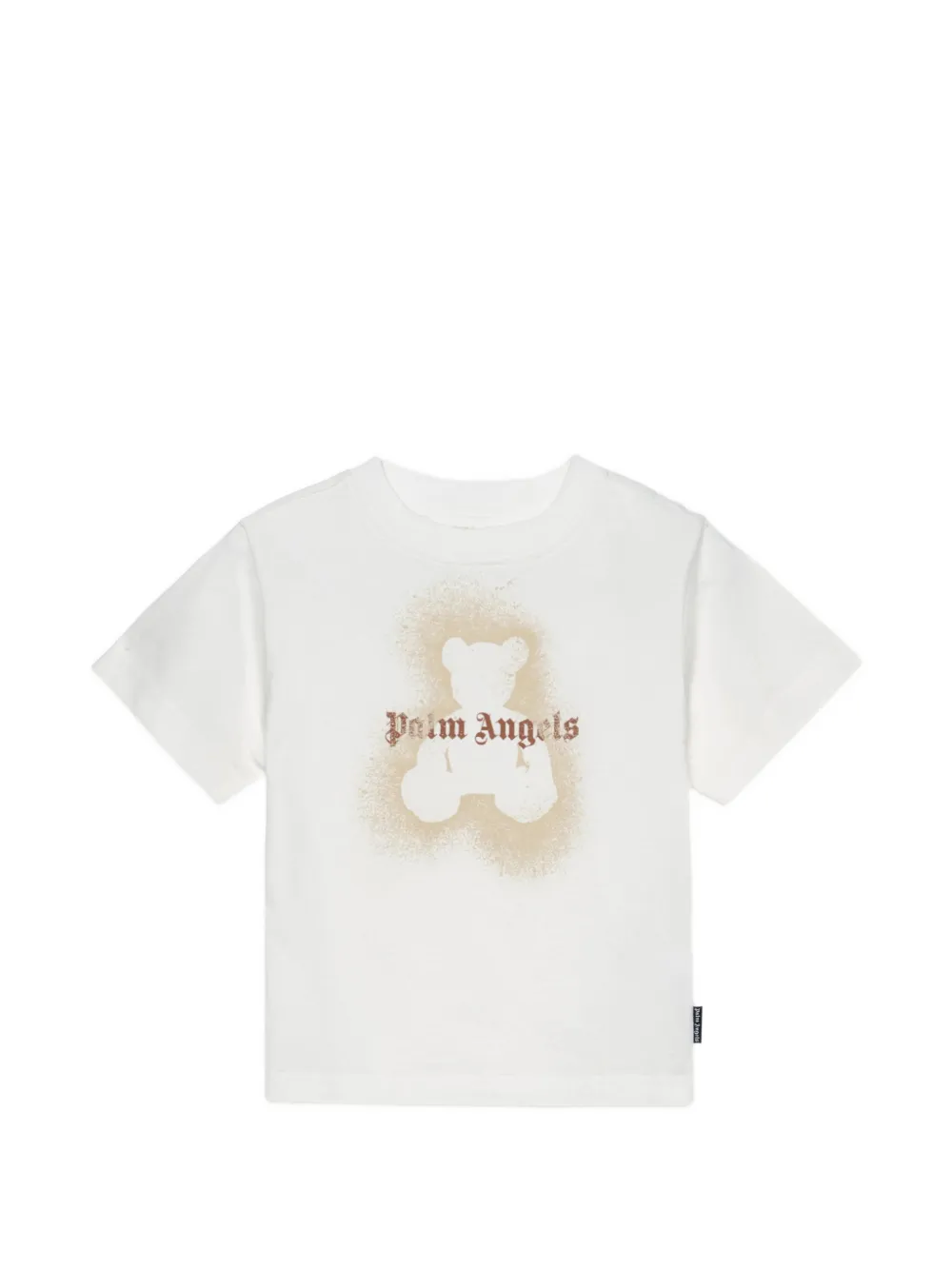 Palm Angels Kids bear-graphic T-shirt - Bianco